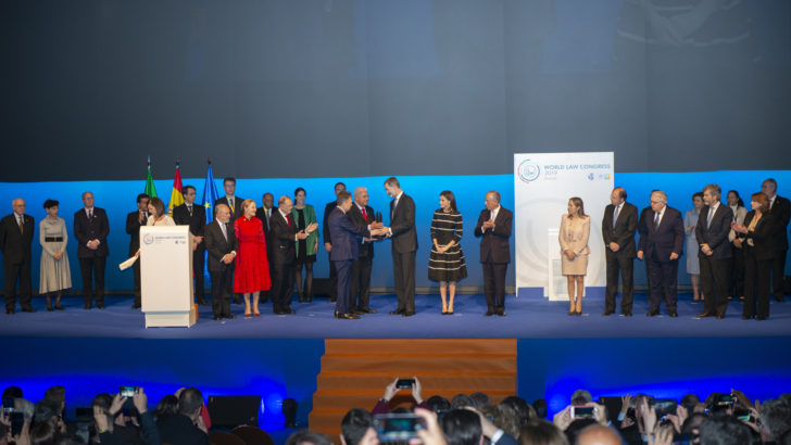 El Rey Felipe VI recibe el World Peace and Liberty Award de la World Jurist Association, galardón considerado  el “Nobel del Derecho”